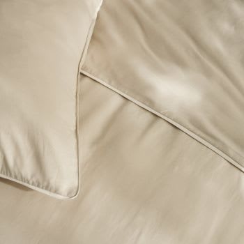 ANTONIA - Parure da letto in cotone biologico beige 220x240 cm