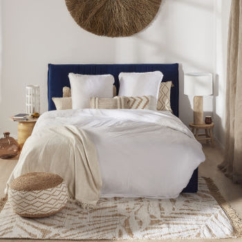 Copripiumino Le Linge De Jules 240x260 + 2 Federe 63x63 – Puro Cotone 57 Fili – Ruota Libera Turchese