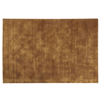 PAULINE - Tapete em tecido jacquard cor bronze 155x230