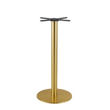 Element Business - Pé de mesa alto profissional de metal cor bronze altura 73