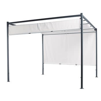 Malaga - Pergola da giardino écru H 220 cm