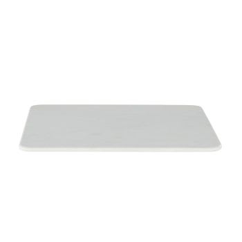 Element Business - Piano per tavolo professionale in marmo bianco per 2 persone lung. 70 cm