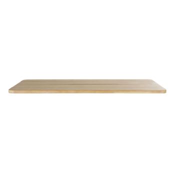 Element Business - Piano per tavolo professionale rettangolare in acacia per 4 persone lung. 120 cm