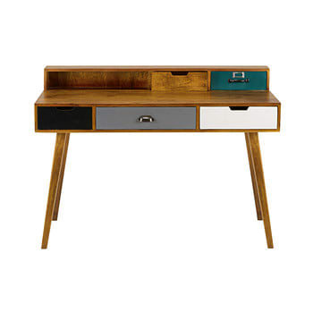 Picadilly - 5-drawer solid mango wood desk