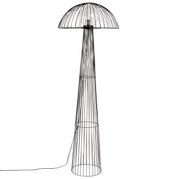 IDALIE - Pilzförmige Stehlampe aus Metalldraht, H155cm