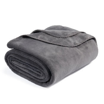 Coperta In Pile 150x200 Cm - Plaid Leggero Per Divano, Letto, Campeggio, Doppia Faccia