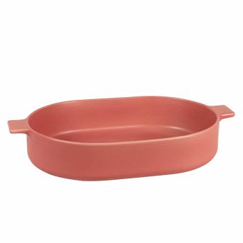 Plat à gratin en grès framboise L36 | Maisons du Monde