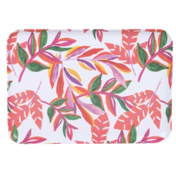 Zeal Plateau De Service En Mélamine Motif Pois Rose 18 X 14 Cm