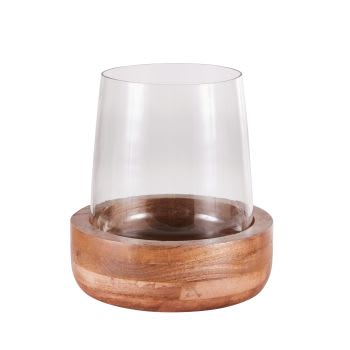 Set Di 2 Portacandele In Cemento