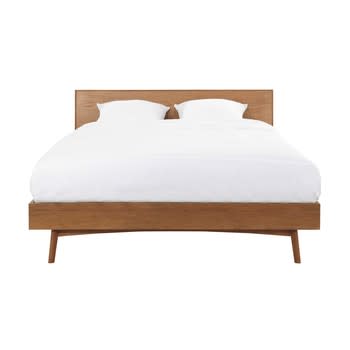 Portobello - Vintage-Bett aus Eiche 140x190