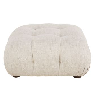 Pouf per divano componibile color beige sabbia