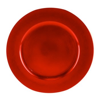 Set of 6 - Red Serving Plate