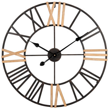 TOMINO - Reloj de metal marrón, negro y beige D. 60