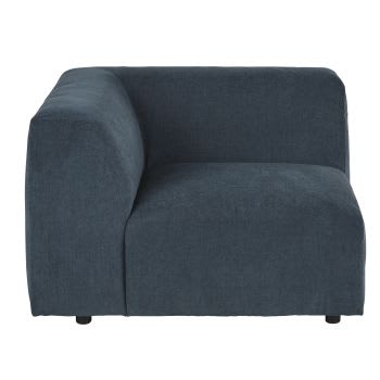 Reposabrazos izquierdo para sofá modulable azul