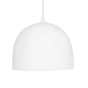 Ronne - Lámpara de techo de cerámica blanca D. 25