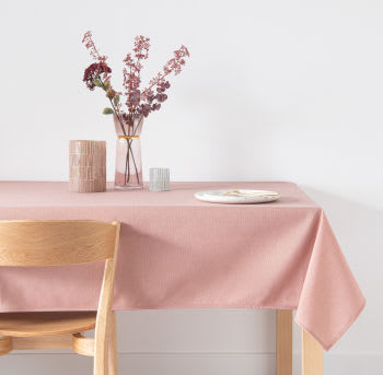 ETINCELLE - Roze tafellaken 150 x 250 cm