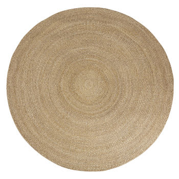 ENSO - Runder gewebter Teppich aus Seegras D250
