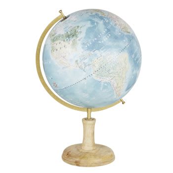 Globus Beige Maisons Du Monde Globe Decor Globe Clock Wall Art