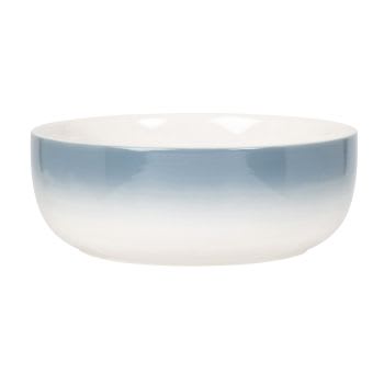CALLIOPE - Saladeira em grés azul e branco