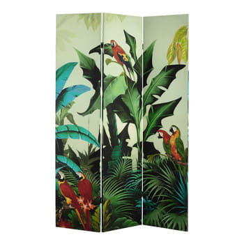 Santana - Paravento stampato tropicale L 121 cm SANTANA