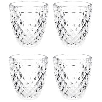 Saphir - Lot de 4 - Gobelet en verre SAPHIR