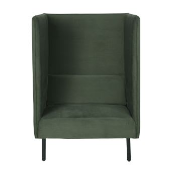 Willis BUSINESS - Sessel für gewerbliche Nutzung, hohe Rückenlehne, waldgrün