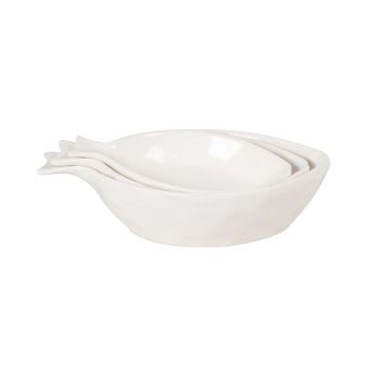 Acan Tradineur – Set 3 Ciotole In Vetro Modello Lys – Ideali Per Mescolare E Snack