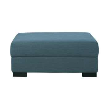 Terence - Sitzpouf modulierbar mit Stauraum, petrolblau