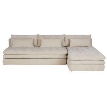 Sofá cama convertible 4 en 1, sofá biplaza de tela de lino de 3 asientos  con 2 almohadas, sillón reclinable individual para espacio pequeño con 5