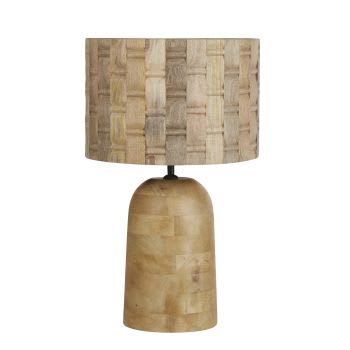 SOUKAINA - Lampe en bois de manguier