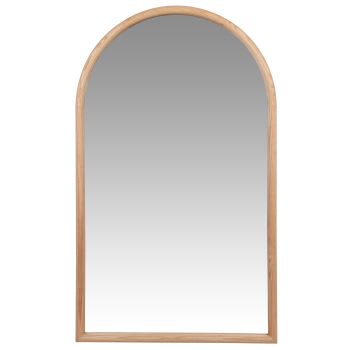 Specchio Ad Arco Nero Con Cornice In Metallo: 81,3x61 Cm, Vintage E Moderno Per Ingresso, Bagno, Soggiorno