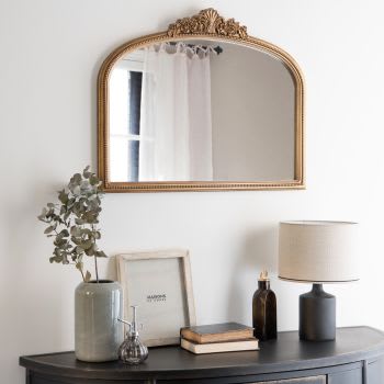 CAMILIA - Specchio con modanature dorate 71x57 cm