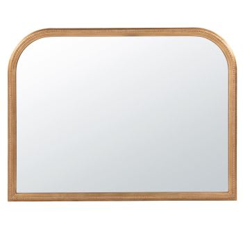 HARRIS - Specchio con modanature dorate opache 120x90 cm