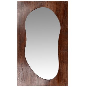 ANKA - Specchio rettangolare dalla forma organica 60x100 cm