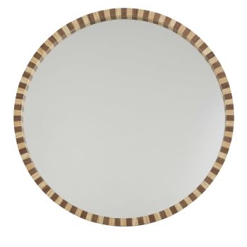 DEBIKY - Specchio rotondo bicolore Ø 110 cm