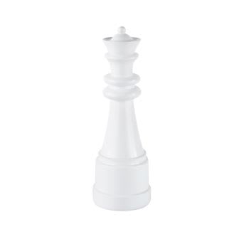 Statua pedina scacchi bianca, H 70 cm
