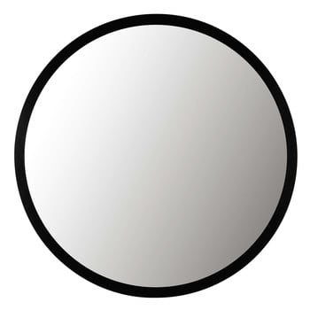 Espejo redondo de metal negro D.70 CLEMENT