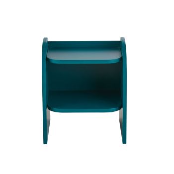 Elnath - Table de chevet bleu-vert