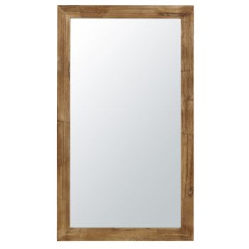 TANZANIA - Specchio in paulonia chiaro 105 cm x 181 cm