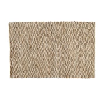 Barcelone - Tapis en coton recyclé et jute tissés 160x230