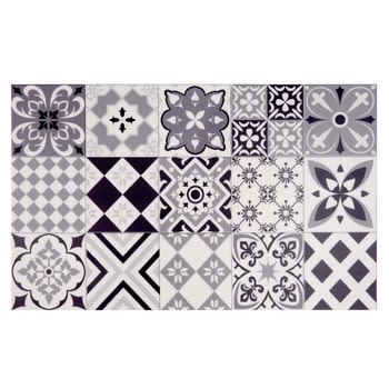 NOVA - Tapis en vinyle motifs carreaux de ciment 50x80