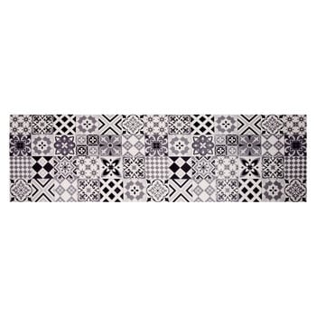 NOVA - Tapis en vinyle motifs carreaux de ciment 60x199