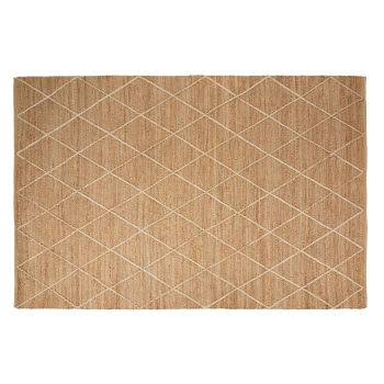 Garret - Tapis tissé en jute avec tresses 200x300