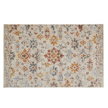 ASSIA - Tappeto in stile orientale in lana tessuto multicolore 160x230 cm
