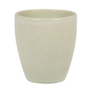 Set aus 2 - Tasse aus Steingut, grün
