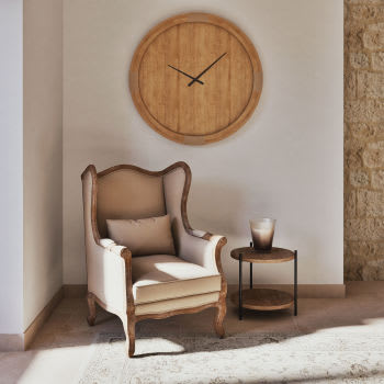 Tavolino In Legno Massello Di Mango Dipinto A Mano - VidaXL Rosso Multicolore 54x54x30cm - 5