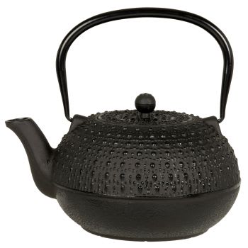ARIA - Teekanne aus Gusseisen, schwarz, 1,8L