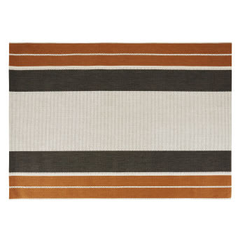 AARHUS - Teppich aus Polypropylen mit Motiv, braun, karamell und ecrufarben, 140x200cm