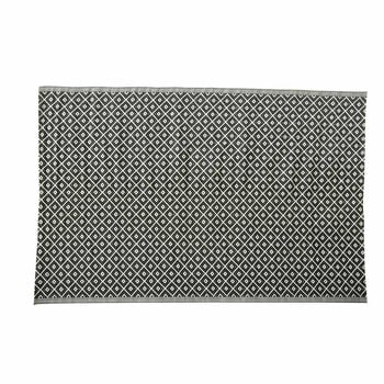 Kamari - Teppich aus Polypropylen, schwarz und weiß,180x270cm