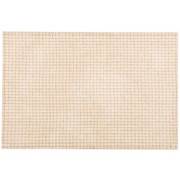 THOMAS - Lote de 5 - Set de mesa de papel beige y marrón